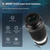 /2-inch SV230 astronomical wide-angle zoom eyepiece Zoom 8-20mm 57 -72 °