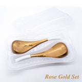 Luxury Rose Gold Cryo Sticks Stainless Steel Facial Ice Globes Cooling Massage Spa Globes For Beauty Health Eye Skin Care Tools