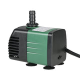 1500L/H 25W Submersible Water Pump for Aquarium Tabletop Fountains Pond Gardens and Hydroponic Systems with 2 Nozzles AC110V