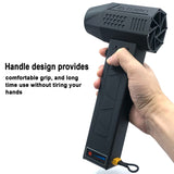 Handheld 500W Powerful Ducted Turbofan Jet Fan 50mm Brushless Motor High Power Dust Blower Keyboard Cleaning Tool