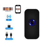 3-in-1 Barcode Reader - 1D/2D/QR Bar Code Scanner with BT, 2.4G Wireless & USB Wired Support for Supermarket, Retail, and Logistics.