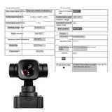 For SIYI A8 Mini 4K AI 8MP 6X Digital Zoom Gimbal Camera Lightweight 55X55x70mm With DVR 1/1.7 Inch Sony Sensor