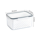 Refrigerator CA, fresh fruit and vegetable organizer, drainage basket, lighting container, storage room, kitchen organizer
