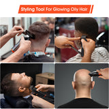 2024 New Resuxi 989 Electric Men's Carved Clipper Professional Oil Head Scissors Hair Cutting hine