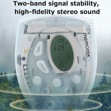 FM AM Mini Pocket Radio Hifi Stereo Portable Receiver With LCD Display Support One-click Deposit and Anti-mistouch Lock