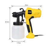 High Power EU Plug Flow Control Airbrush Electric Paint Sprayer with Paint Pot Power Tools 800 ML Large Capacity