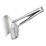 Stainless Steel Barbecue Tongs Food Tongs Fried Fish Grilled Fish Tongs Steak Frying Tongs Household Kitchen Tools