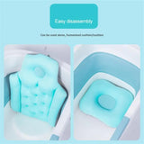 Adult Folding Cushion SPA Head Rest Net Bathing Baby Pillow Anti-slip Bed Pad Bathtub Bath Cushioned E7V4