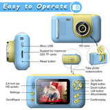 Video Camera Digital Camera SLR Camera Camera 2.4 Inch Kids Digital Camera Rotatable Lens Selfie Camera Toys Gift