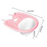 Portable Iatable Shampoo Basin Durable Drain Tube Air Pump Washing Sink Foldable Detachable Hair Wash Tub Bedridden