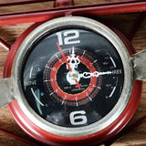 Creative European Retro Iron Aircraft Home Wall Decoration Electronic Clock