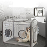 Portable foldable PVC material pet drying box pet hair dryer clean grooming house dryer