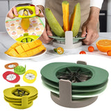3 In 1 Fruit Slicers Set Stainless Steel Vegetables Mango Lemon Pear Orange Cutter Multifunction Kitchen Tool