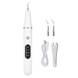 Scaler For Tartar Stain Tooth Calculus Remover Electric Sonic Teeth Plaque Cleaner Dental Stone Removal Household