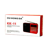 K11 Elderly Mini Radio MP3 Elderly Card Multifunctional Radio Portable Radio