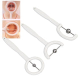 3pcs Tip Exercise Tool 304 Stainless Steel Balls Oral Muscle Strength Tongue Training Tools White