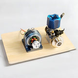 DIY Motor Pure Copper Movement Metal Casing With Screws Teaching Model Gift High Power Generator Accessories