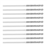 20Pcs 1mm/0.04Inch Diamond Twist Drill Bits High Speed Steel HSS for Glass Sea Shells Stone Tiles