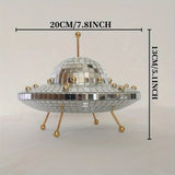 1PC Ball Plate Room Aesthetic Halloween Decoration UFO Maison Space World Boho