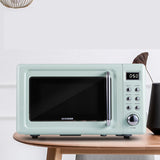 Glass Turntable Retro Countertop Power Level With LED Display Kitchen Electric Microwave Oven