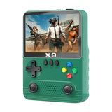 X9 Retro Handheld Console Dual 3D Joystick 3.5in IPS Screen Mini Video Game Players 10000+ Games with 32G Card for PSP