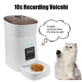 Fixed Time Amount Of Food 4L Pet Dispenser Travel Supply Automatic Dispenser For Cat And Dog New Pet Feeder Smart Slow Feeder