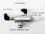 Electrostatic KCI powder pump spraying hine