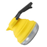 1 Piece Collapsible Camping Kettle Fit For Hiking, Travel & Outdoors 42 Ounce Capacity (Yellow)