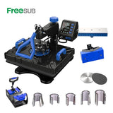 high quality 8 in 1 combo heat press T shirt pen cap printing hine P8100-8