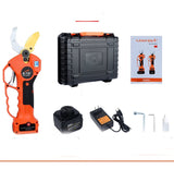 25V 40mm Cordless Electric Pruner Shear Efficient Fruit Tree Bonsai Pruning Branches Cutter(Tall trunk No Inclued)