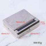 Portable Mini Metal Manual Rolg hine 70/78/110MM Tobacco Roller Case Box Cigarette Maker Smoking Accessories