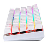 Motospeed SK62 BT Wireless Gaming Keyboard - 61 Keys, RGB Backlight, Red/Blue Switch, For Laptop & PC
