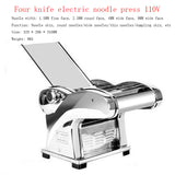 220V Multifunctional Wonton Dumpg Skin Maker Electric Noodle hine Thickness Adjustment Press Dough Make Noodles