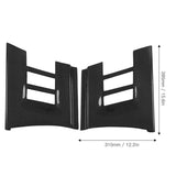 Side Bumper Mudguard 1 Pair Easy To Install Carbon Fiber Side Bumper  Guard for Car Modification