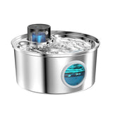 3.2L Recharge 5V USB Automatic Sensor Stainless Steel Cat Dog Water Fountain Multiple Pet Drinking Bowls