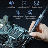 Intelligent Station Soldering Iron Two Power Supplying Mode 50-400 ℃ Temperature Regulation Dynamic Detection DC9-24V
