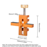 Cabinet Door Mounting Jig, Support Arm&Clamp, Aluminum Alloy Body Tool for Instalg Cabinets with Face Frame or Frameless