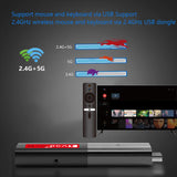 TV98 ATV Mini TV Stick Android 14 Allwinner H618 Quad Core Cortex A53 8K HDR 3D Voice Remote WIFI 4G 5G BT5.0 Smart HD player
