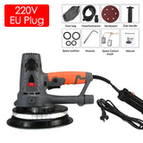220V 1250W Drywall Sander with Self-Vacuum & Double LED Light - Wall Grinding & Putty Sanding Electric Polisher