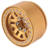 4PCS 240G/Pcs Heavy Brass Beadlock 1.9 Hub Wheel Rim For 1/10 RC Crawler Car Traxxas TRX-4 Axial SCX10 RC4WD D90