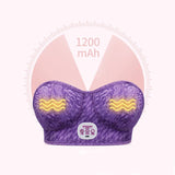 Electric massage bra infrared heating vibration chest massager wireless breast enlargement device growth stimulator