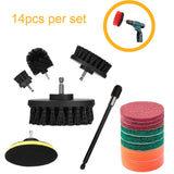 Electric drill refresh material household tool kitchen electric cleaning floor disc brush nickel plating