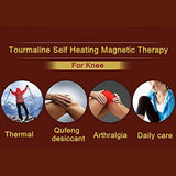 1 Pair Adjustable Therapy Brace Support Sleeve Warm Self Heating Tourmaline Knee Pad Pain Relief Patella Protector For Gift