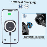 Car Wireless Charger Magnetic Car Phone Holder Wireless Charger For iPhone 14 13 12 Series Fast Charging Car Holder
