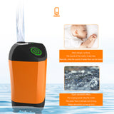 Outdoor Electric Pump Portable Camping Shower 4800mAh IPX7 Waterproof Temperature Display for Backpacking Travel Beach
