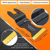 88 PCS Oscillating Saw Blades Wood Metal Cutting Multitool Bi-Metal Blades Quick Release Tool Blades Kits