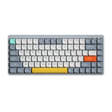 Wireless nical 84 Keys 2.4G+BT5.0+Type-C Keyboards 15 Light Effect 5 Brighess Levels Keyboard for Tablet Laptop