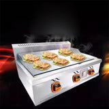 3-burner high-power teppanyaki, griddle, gas oven, hand-held pancake hine