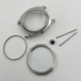 47mm 316L Stainless Steel Polished Watch Case Seagull ST3600 Movement Repair Parts is Suitable for ETA 6497 6498