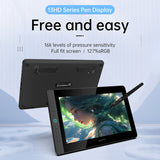 BOSTO BT-13HDK Portable Graphics Tablet 13.3 Inch H-IPS LED Screen Display Anti-glare Digital Art Drawing Pad
